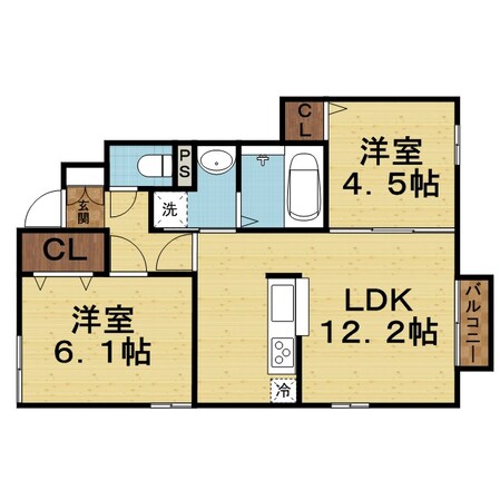 道場南口駅 徒歩10分 1階の物件間取画像